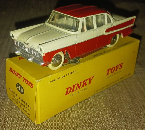 Dinky toys 24k simca vedette - toys, "