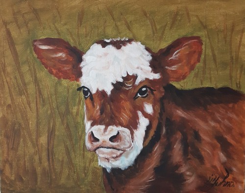 Tableau original vache - de, art