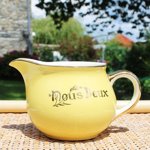 Pot lait jaune nous deux - lait,