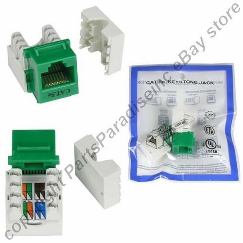 Lot50 cat5e rj45 keystone - lot50,