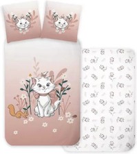 Les Aristochats - Parure de Lit Bébé Coton Marie Cat Disney - Housse de couette 