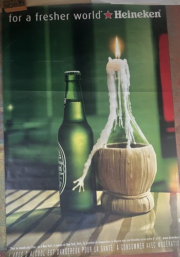 Heineken affiche originale - heineken,