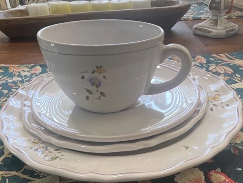Faience moustiers dishes - faience, of