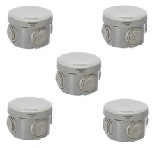 Schneider ENN05001 - lot de 5 boîtes de dérivation 80 X 80