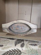 Ancien moule beurre bois - a,