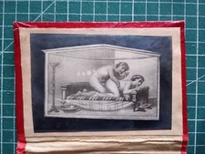 BL12 circa 1895 Photo contrecollée sur carton d'estampe érotique