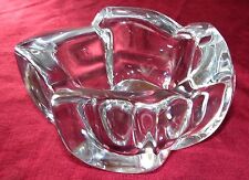 large cendrier en cristal signé Daum France années 50