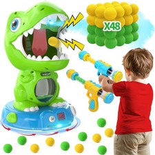 Dinosaure Télécommandé avec Tir en Mouvement pour Enfants 3-8 Ans Jeu de Tir ...