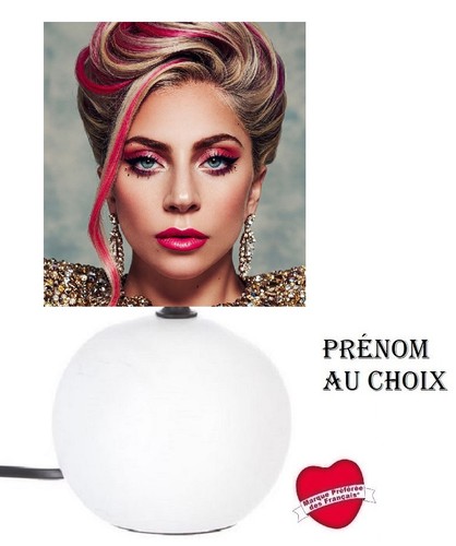 Lampe chevet lady gaga - lady,