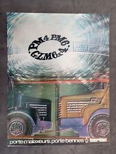 Collector brochure Catalogue  camion BERLIET GLM 6 X 4 / PM 4  / PM 6 TOUPIE