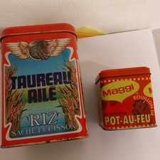 Lot 2 diverses boites - 1 boite TAUREAU AILE + 1 boite MAGGI Pot-au-Feu