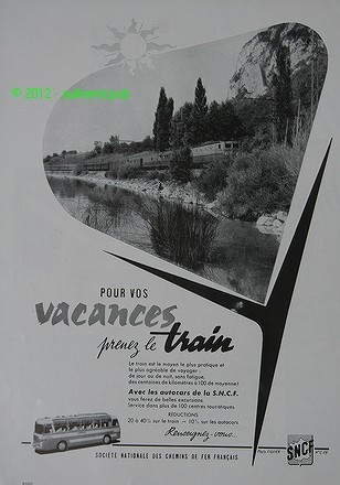 Publicite 1959 sncf - publicite,