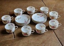 Porcelaine 1900 decor floral - 1900,