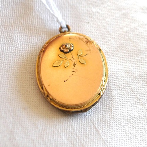 Pendentif rétro médaillon - rétro,