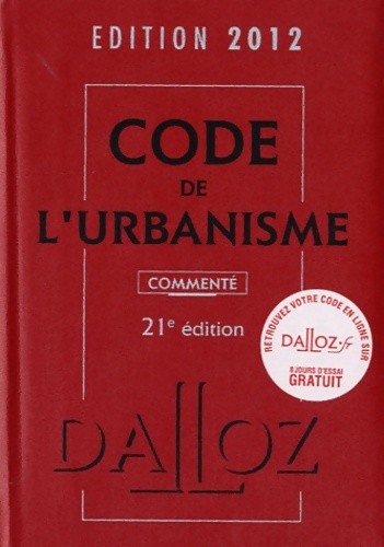 Code urbanisme 2012 - code, de