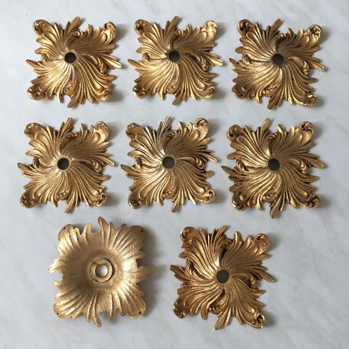 Fleurs lustre bronze - 8,