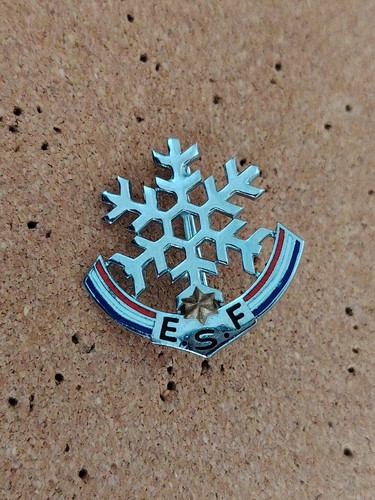 Broche ecole ski français - ski,