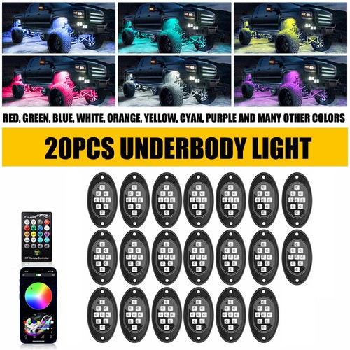 20xrgb rock led - rock, kit
