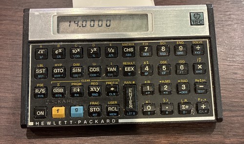 Vintage hewlett packard 15c - vintage, hewlett-packard