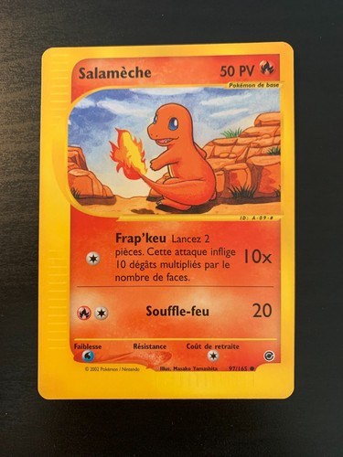 Carte pokémon salamèche - carte, :