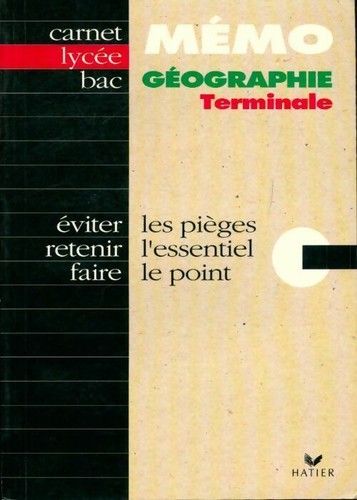 Géographie terminale - géographie,