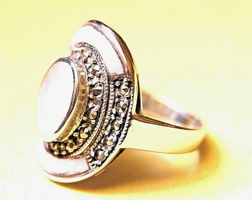Bague argent t56 - argent, avec
