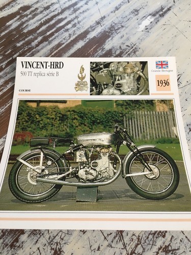 Vincent hrd 500 replica - tt,