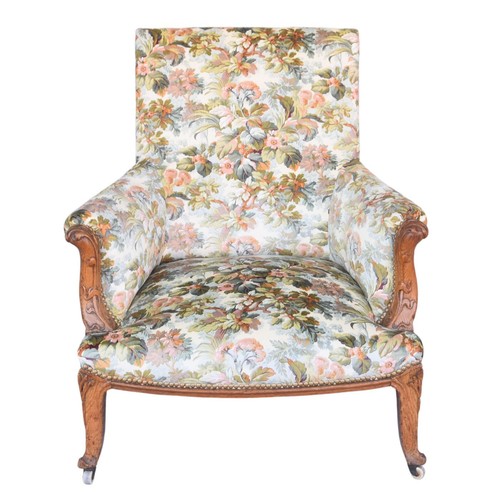 Fauteuil bergère chêne - fauteuil,