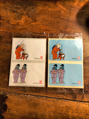 Autocollants tintin objectif - autocollants,