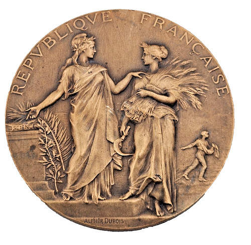 Medaille bronze alphée dubois - medaille,