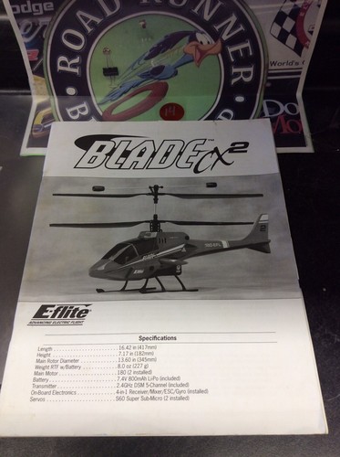 Blade cx2 helicopter spec - blade,