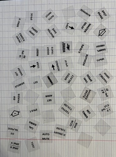 Lot serigraphie plastic - de,