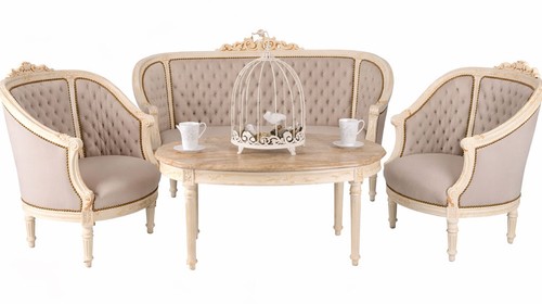 Ensemble salon shabby - de,
