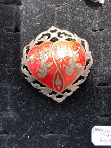 Siam sterling silver ring - silver,