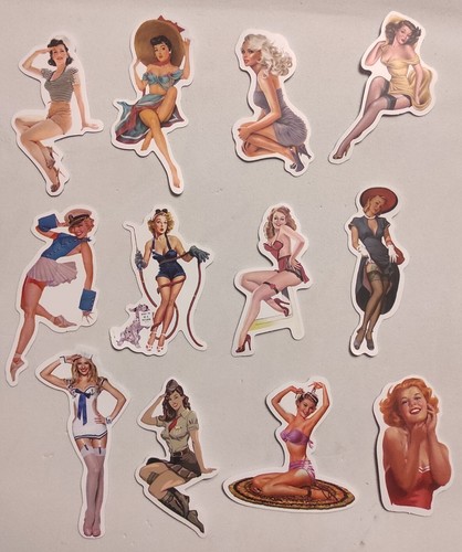 Lot autocollants - de, 12