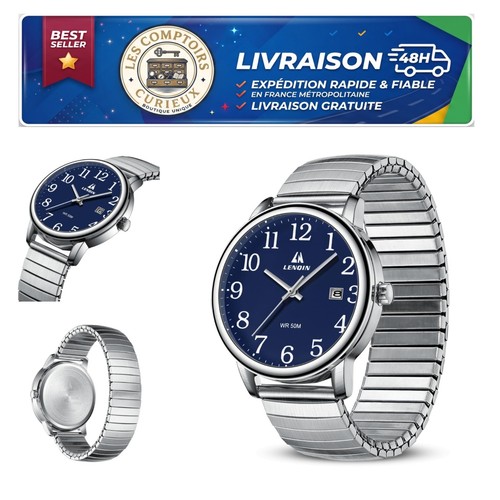 Montre homme lenqin quartz - homme, ln