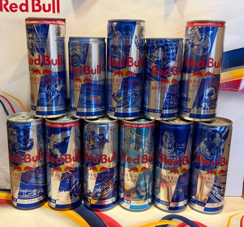 Red bull energy drink empty - bull,