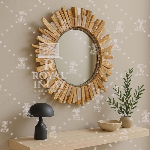 Miroir sunburst avec - miroir,