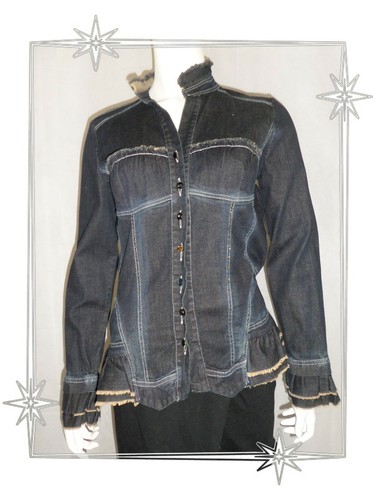 Veste fantaisie en jean - -,