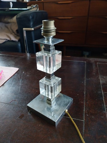 Pied lampe cristal - lampe,