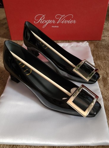 Escarpins noir roger vivier - escarpins,