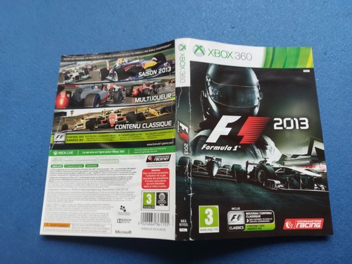 Xbox 360 jaquette cover f1 - jaquette,