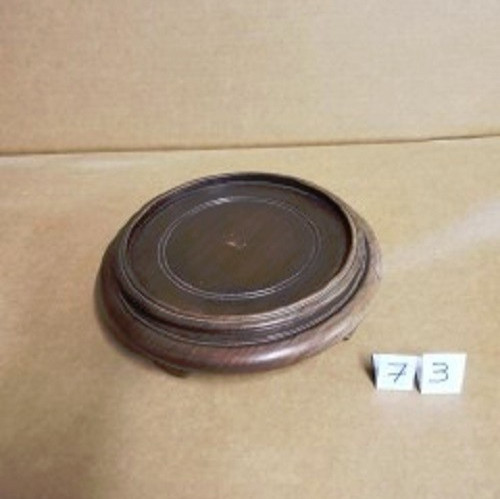 Socle stand rond bois - stand, en