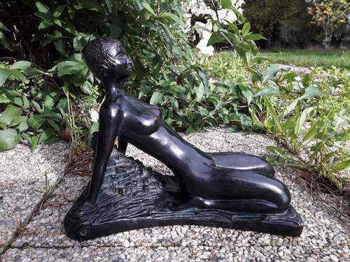 Bronze femme nue signé - bronze,