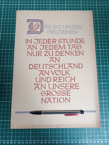 Wochenspruch der nsdap folge - nsdap,