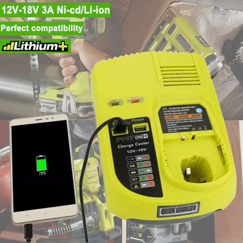 Chargeur rapide p117 18v one - chargeur, one&