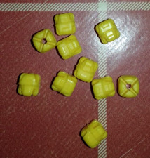 PLAYMOBIL  SYSTEM X - Lot de 10 Clips de Fixation Jaune