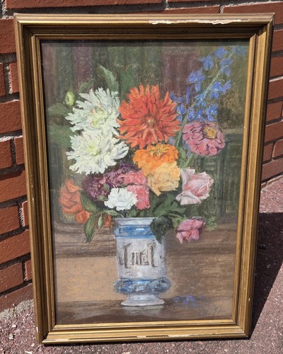 Tableau ancien signé - ,