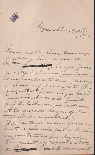 Rare lettre autographe signee - rare,