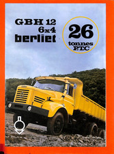 BERLIET  / PROSPECTUS / GBH 12